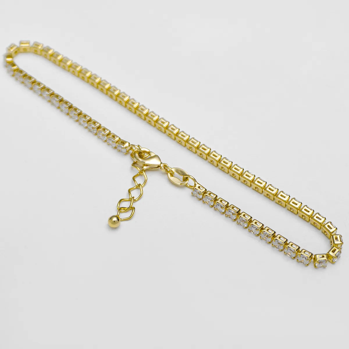 T Circonias Cristal Unisex 22 Cms + Extensor