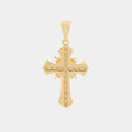 D Cruz Sagrada Circonias Cristal